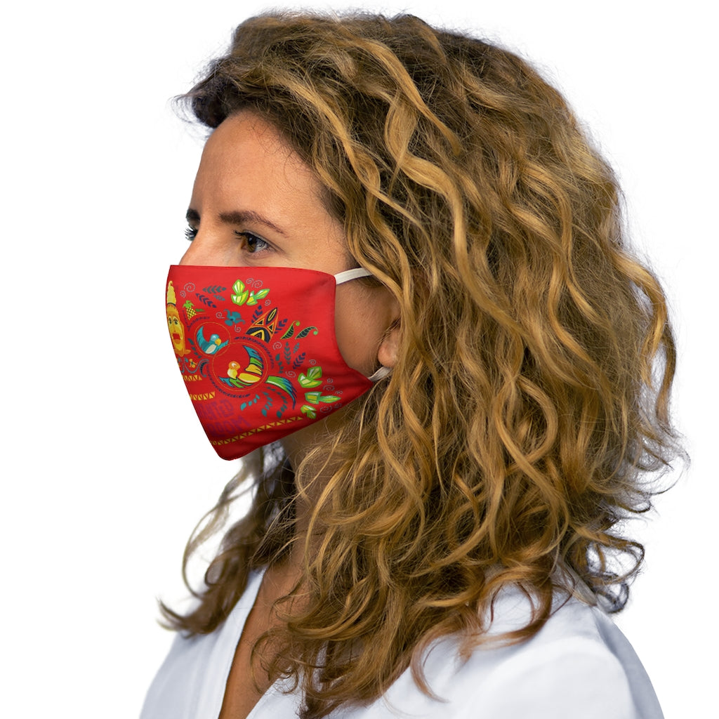 Masque facial en polyester ajusté
