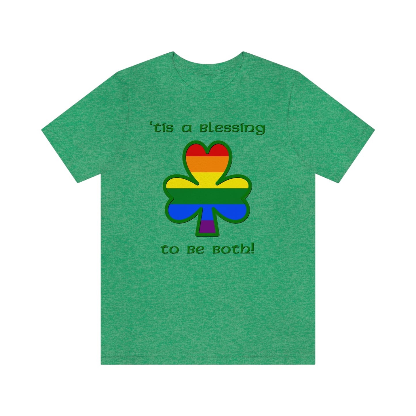 Camiseta unisex para adultos 'Es una bendición ser ambos