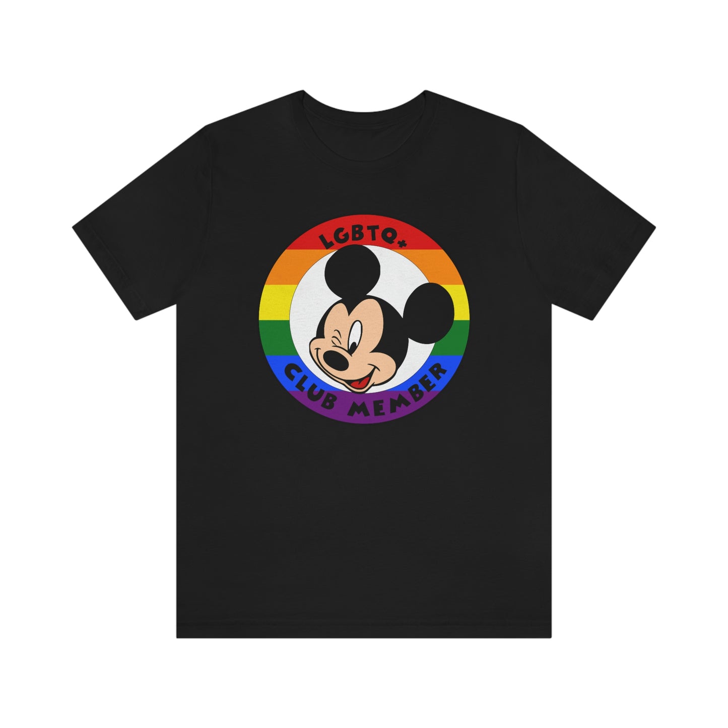 LGBTQ+ Mouse Club Adult Unisex T-Shirt