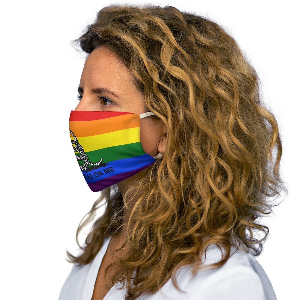 Don't Tread on Me Snug-Fit Polyester/Cotton Face Mask
