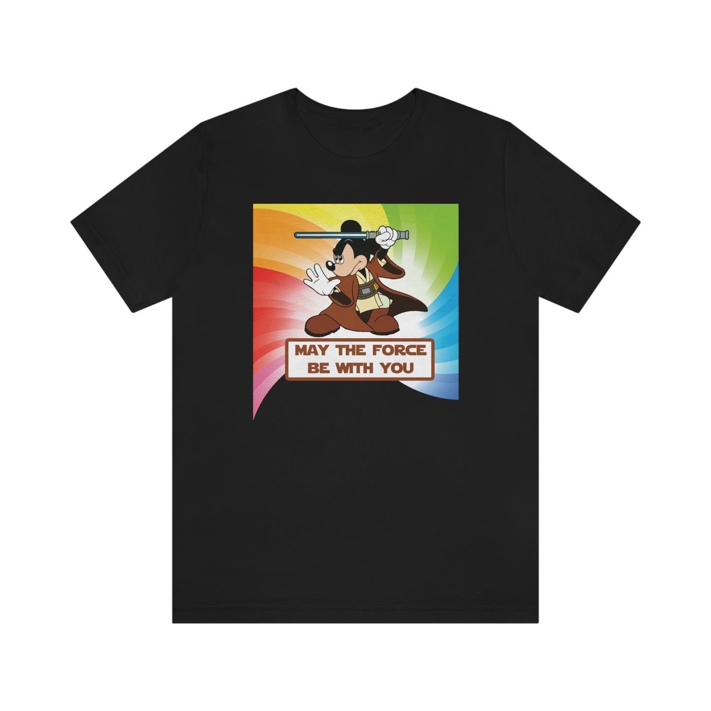 Gay Rainbow Jedi Mouse - Camiseta unisex para adultos