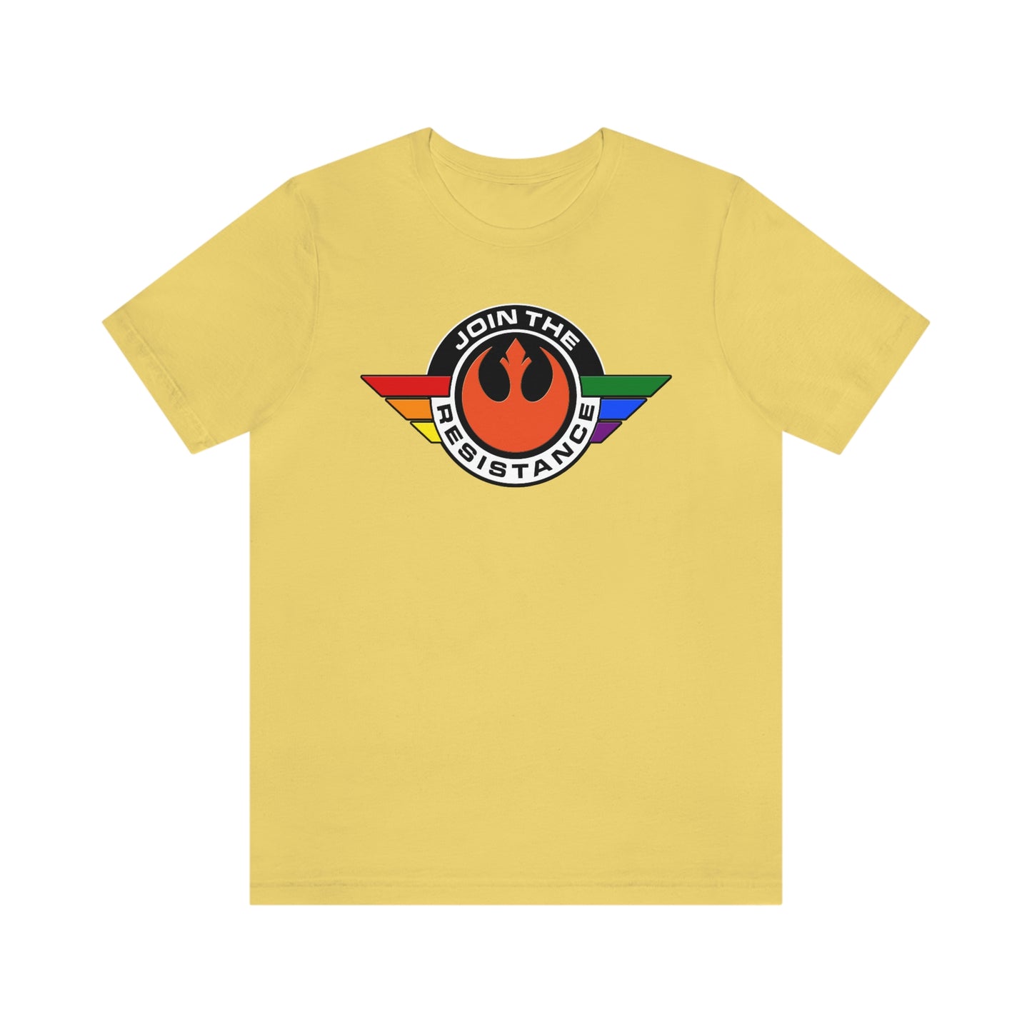 Únete a la camiseta unisex para adultos del Orgullo LGBTQ de la Resistencia