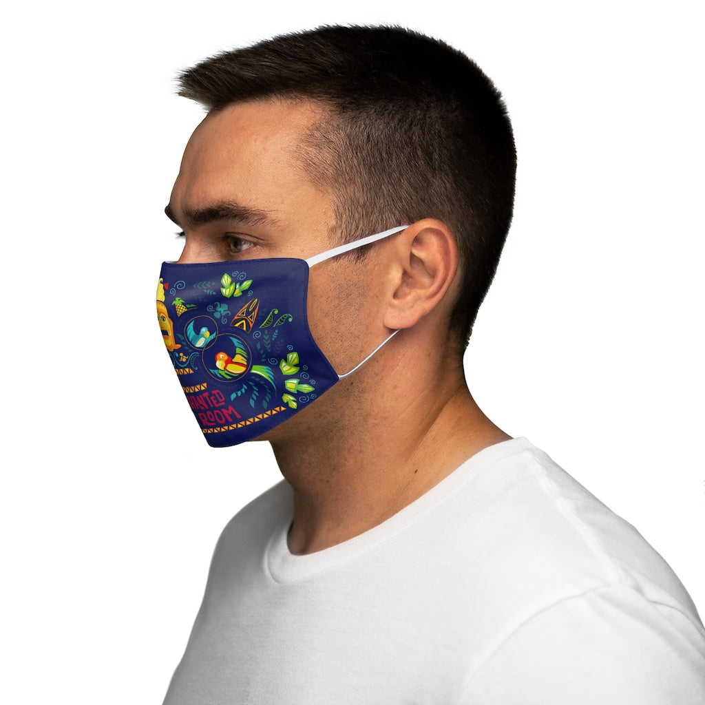 Masque facial en polyester ajusté