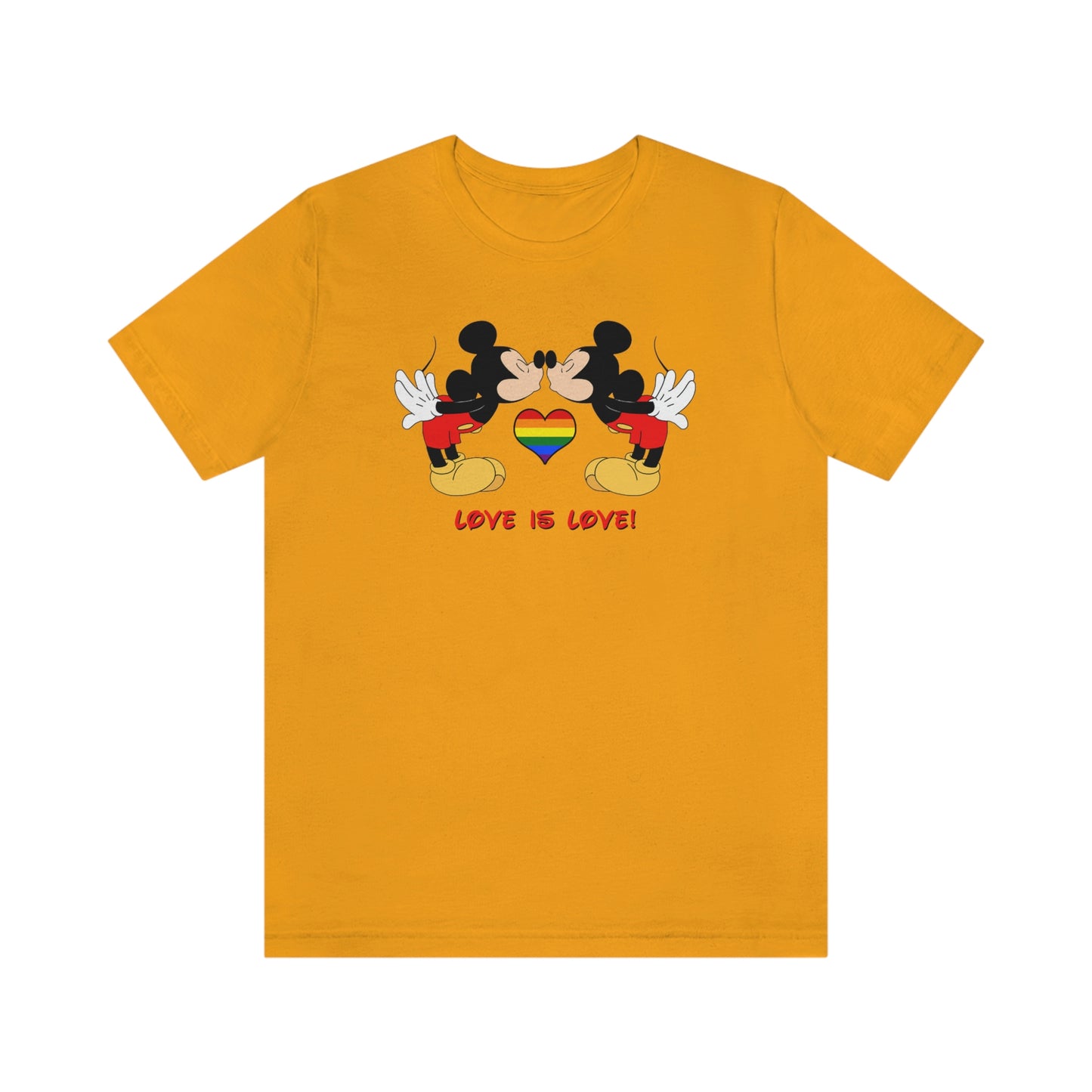 Gay Mice Love Is Love Adult Unisex T-Shirt