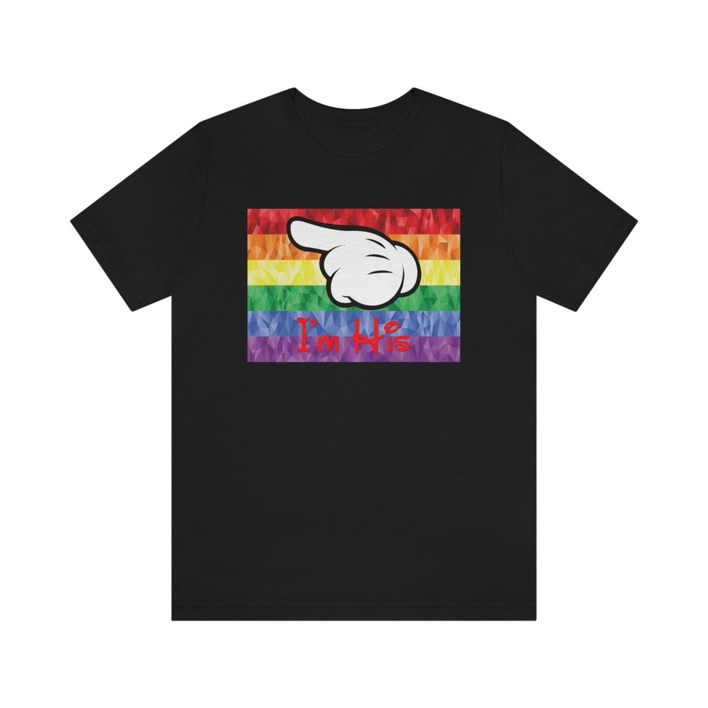 I'm His Mouse Hand Pointing Right Adult T-Shirt