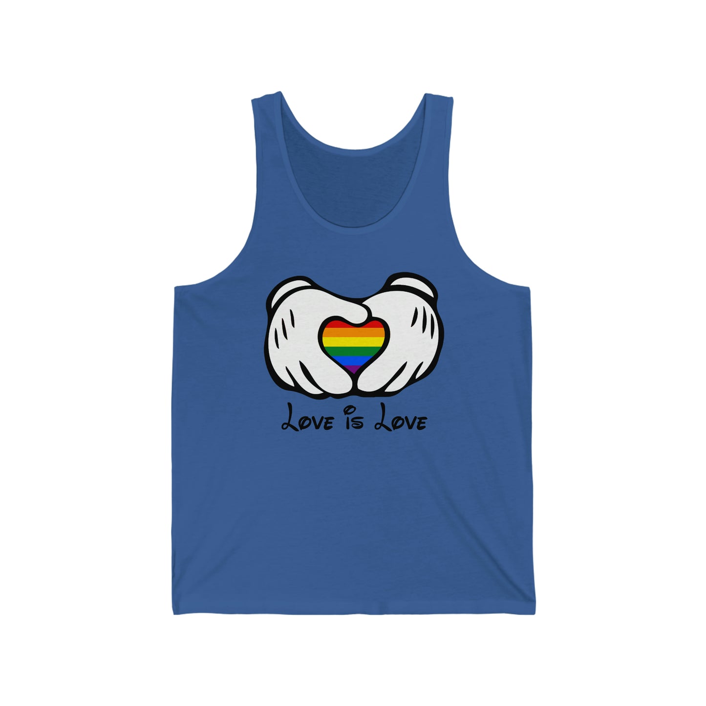 Love Is Love Mouse Hands - Camiseta sin mangas unisex para adulto