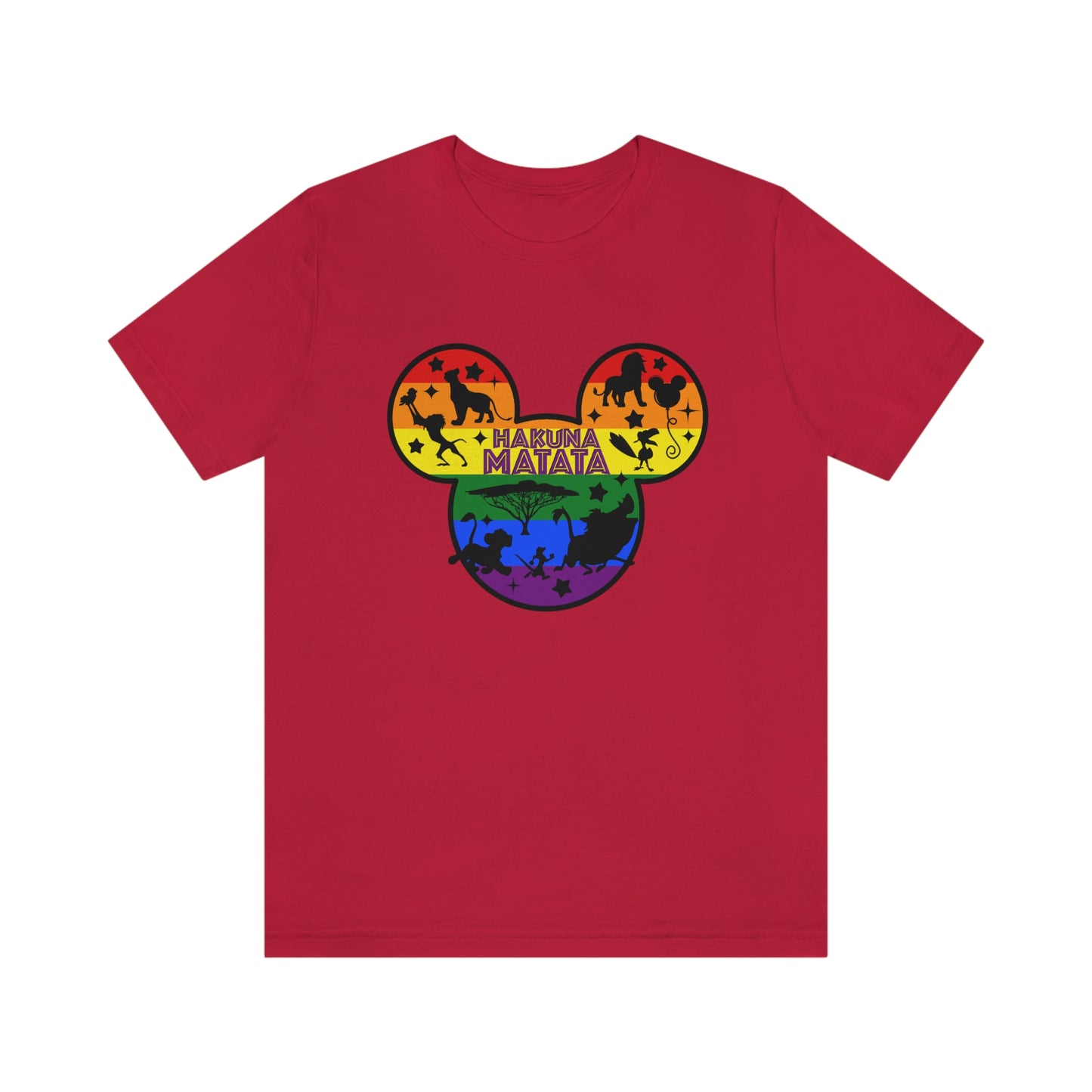 Hakuna Matata LGBTQ Rainbow Pride Adult Unisex T-Shirt