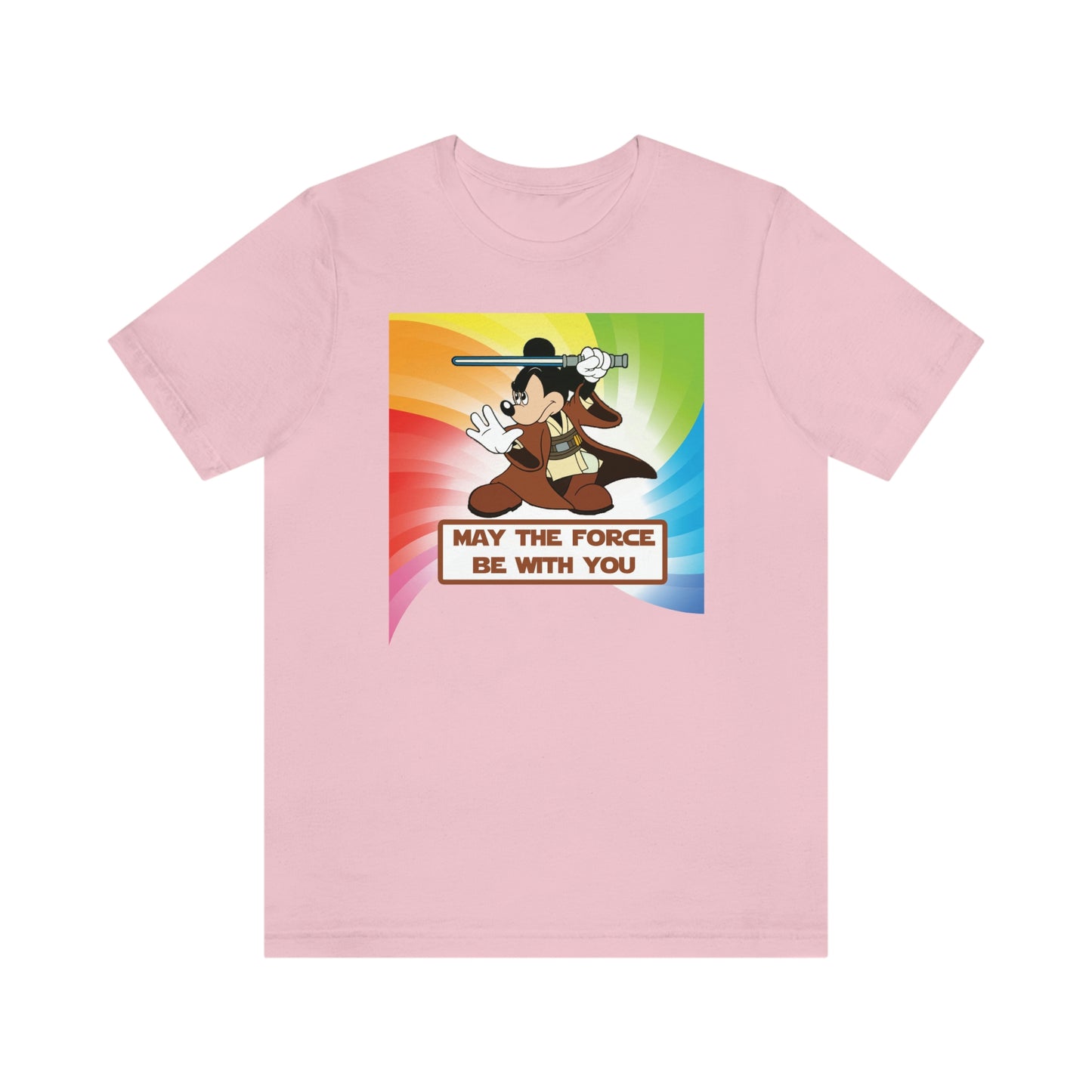 Gay Rainbow Jedi Mouse - Camiseta unisex para adultos