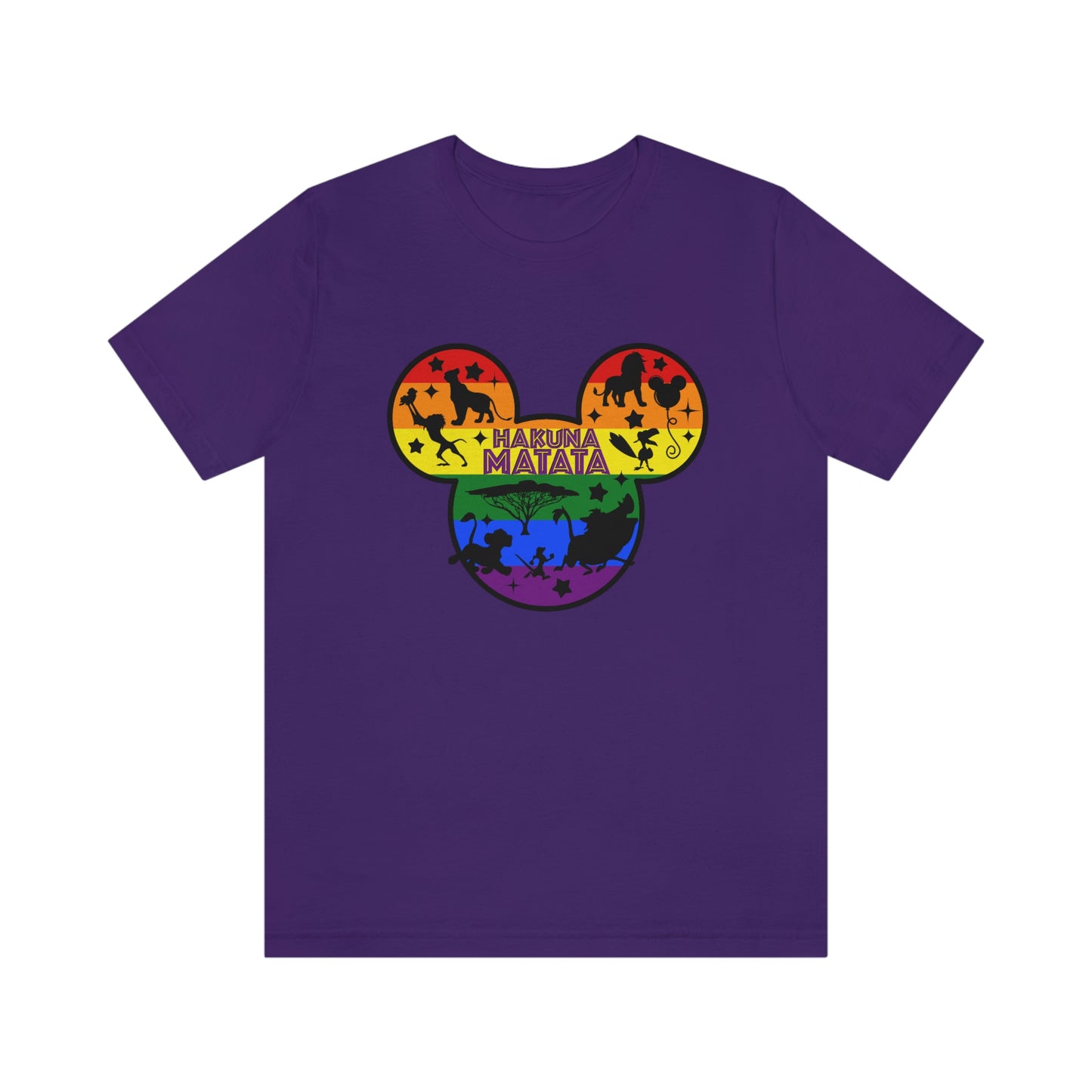 Hakuna Matata LGBTQ Rainbow Pride Adult Unisex T-Shirt
