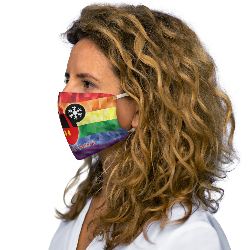 Have a Magical Holiday Snug-Fit Polyester/Cotton Face Mask