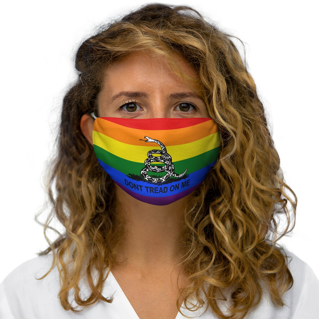 Don't Tread on Me Snug-Fit Polyester/Cotton Face Mask