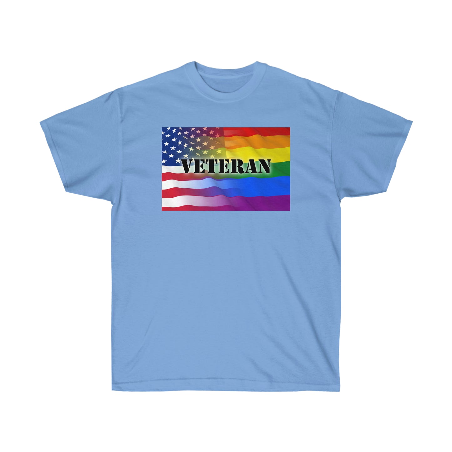 T-shirt unisexe adulte vétéran américain LGBTQ