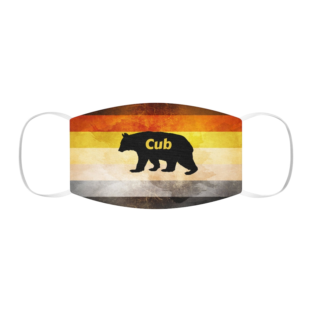 Mascarilla facial de poliéster/algodón con ajuste ceñido Bear Cub