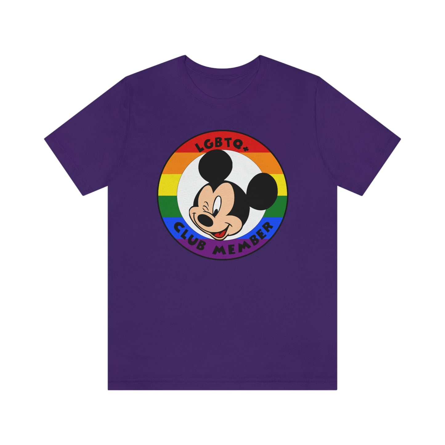 LGBTQ+ Mouse Club Adult Unisex T-Shirt