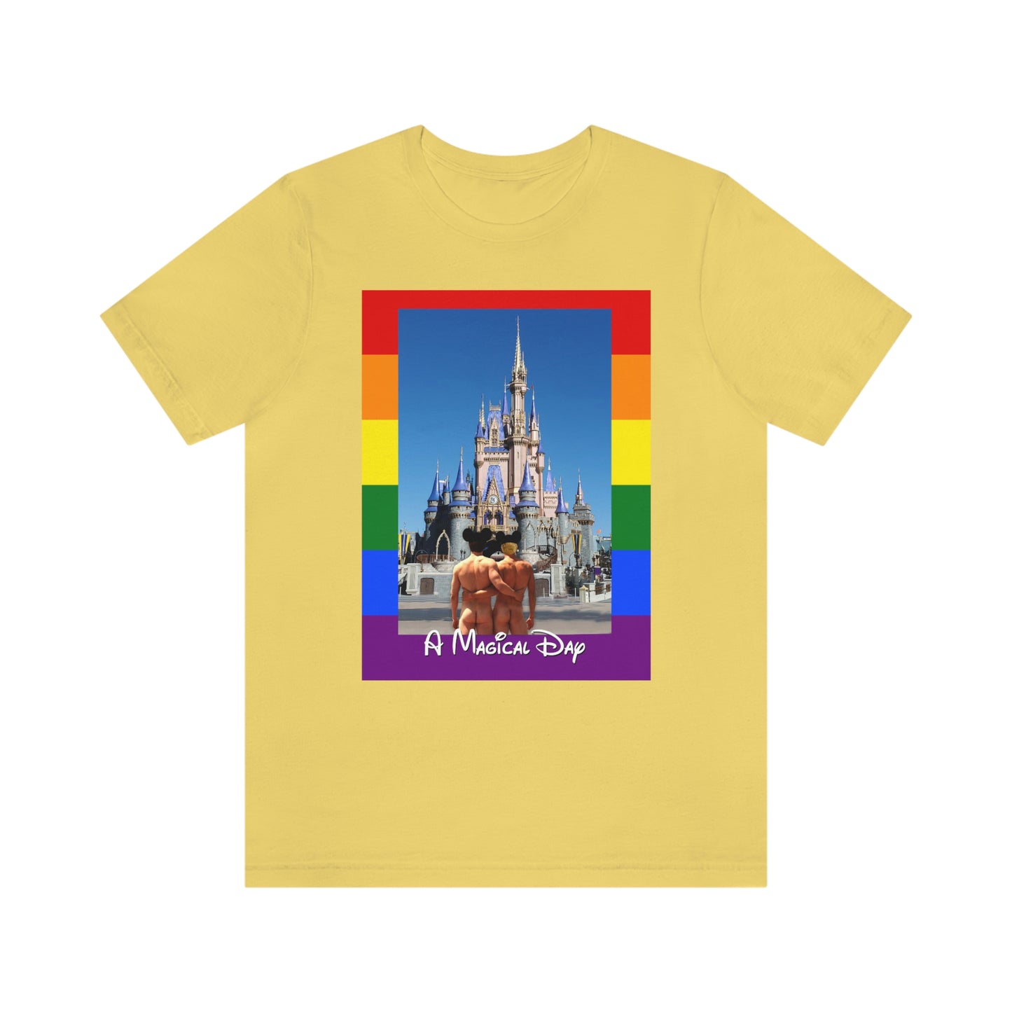 Camisetas para adultos del Orgullo Gay de un día mágico
