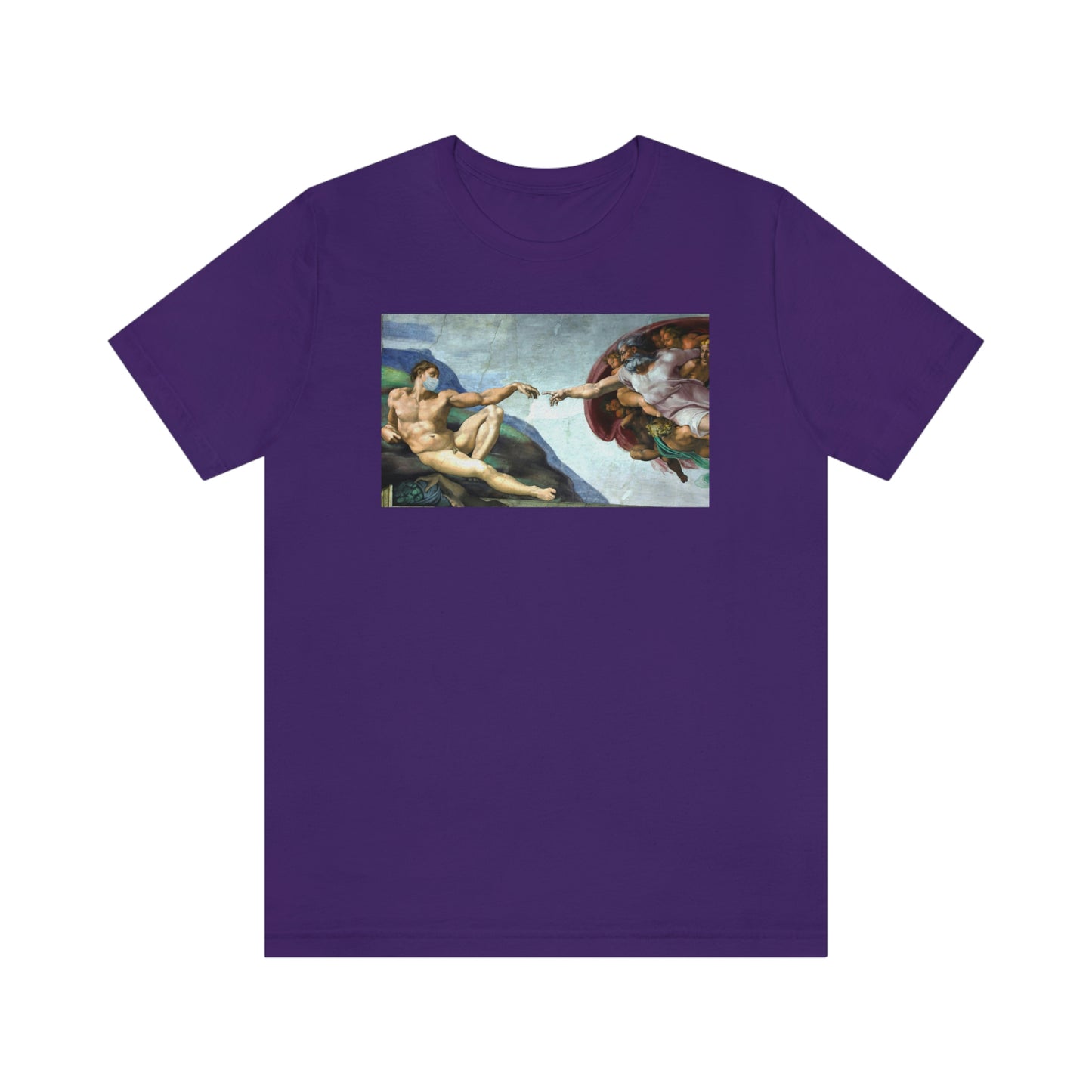 Adam Wears A Face Mask Adult Unisex T-Shirt