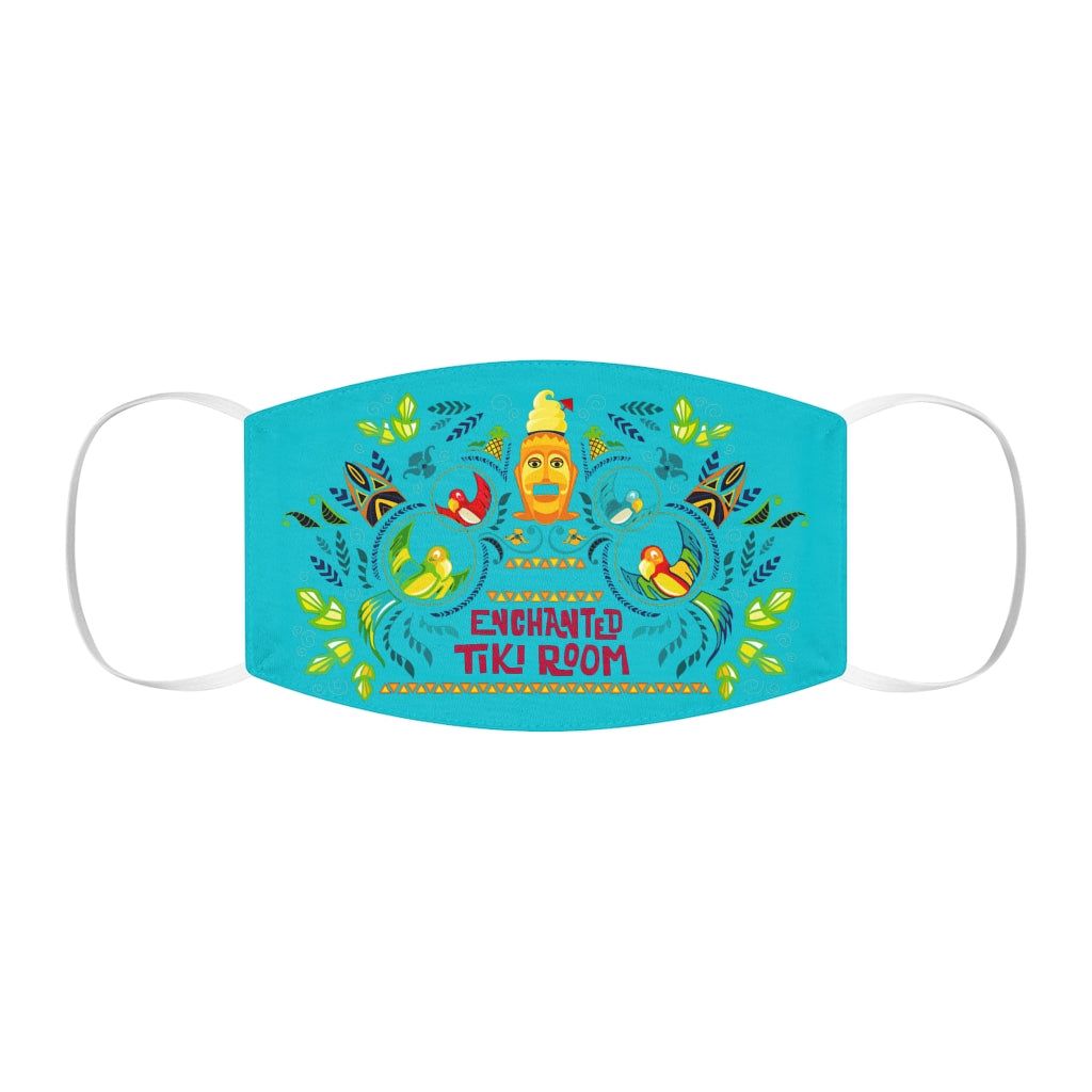 Mascarilla facial de poliéster/algodón Enchanted Tiki Snug-Fit