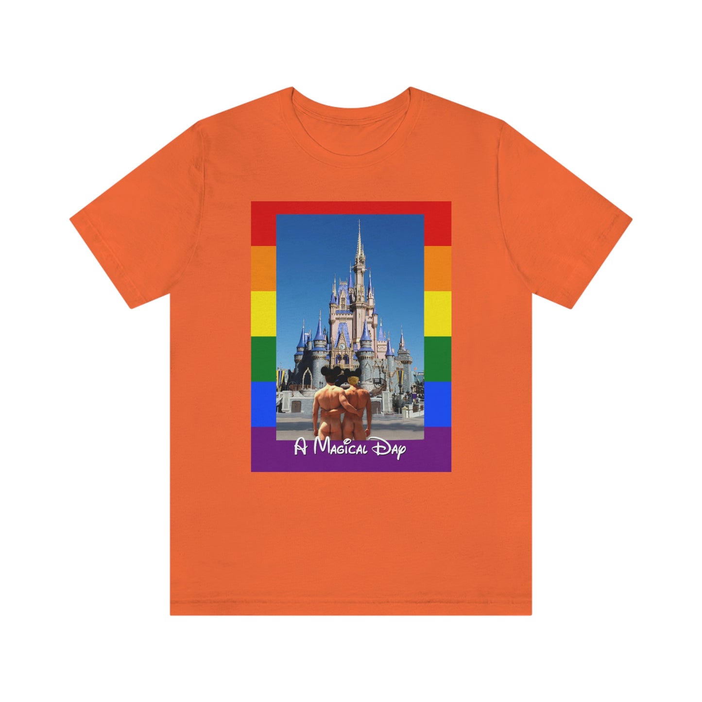 Camisetas para adultos del Orgullo Gay de un día mágico