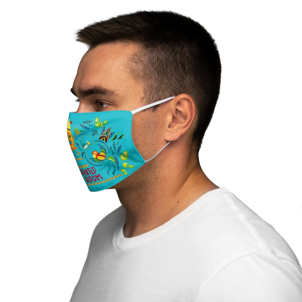 Mascarilla facial de poliéster ajustada