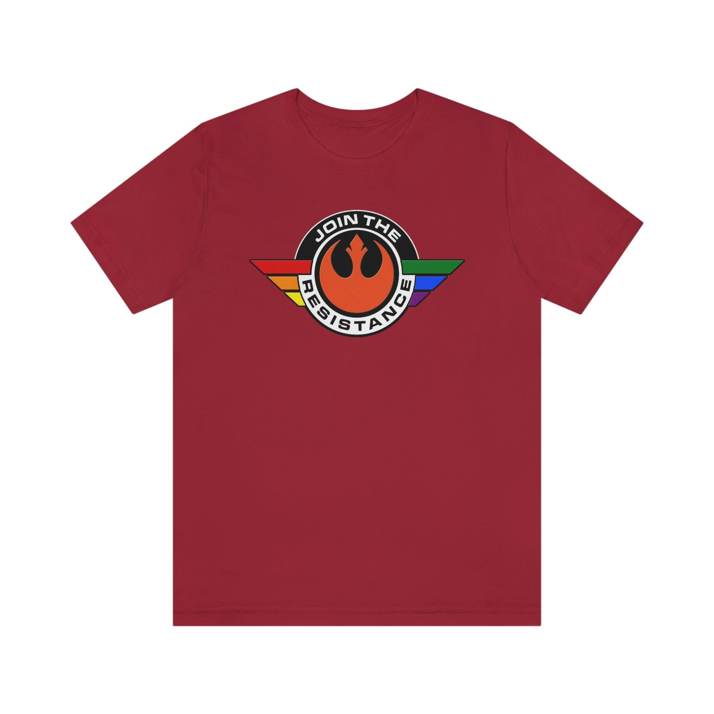 Únete a la camiseta unisex para adultos del Orgullo LGBTQ de la Resistencia