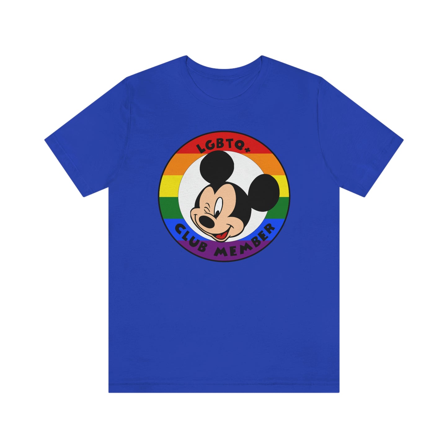 LGBTQ+ Mouse Club Adult Unisex T-Shirt