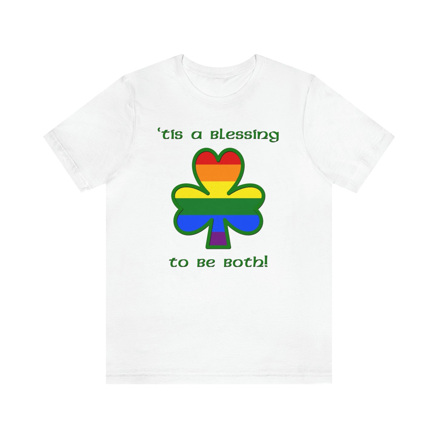 Camiseta unisex para adultos 'Es una bendición ser ambos