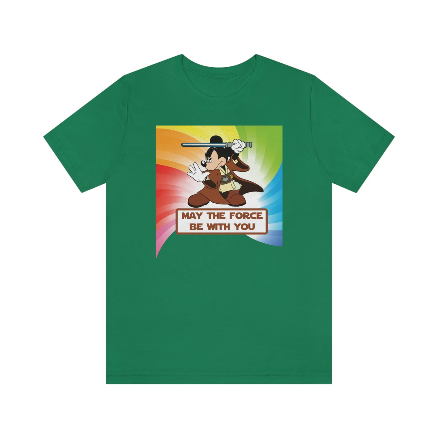 Gay Rainbow Jedi Mouse - Camiseta unisex para adultos