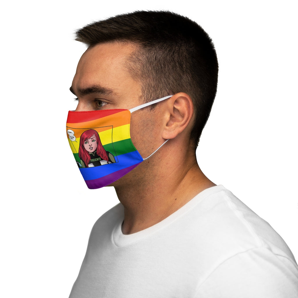 Bobby Drake Gay Superhéroe Máscara facial de poliéster/algodón ajustada