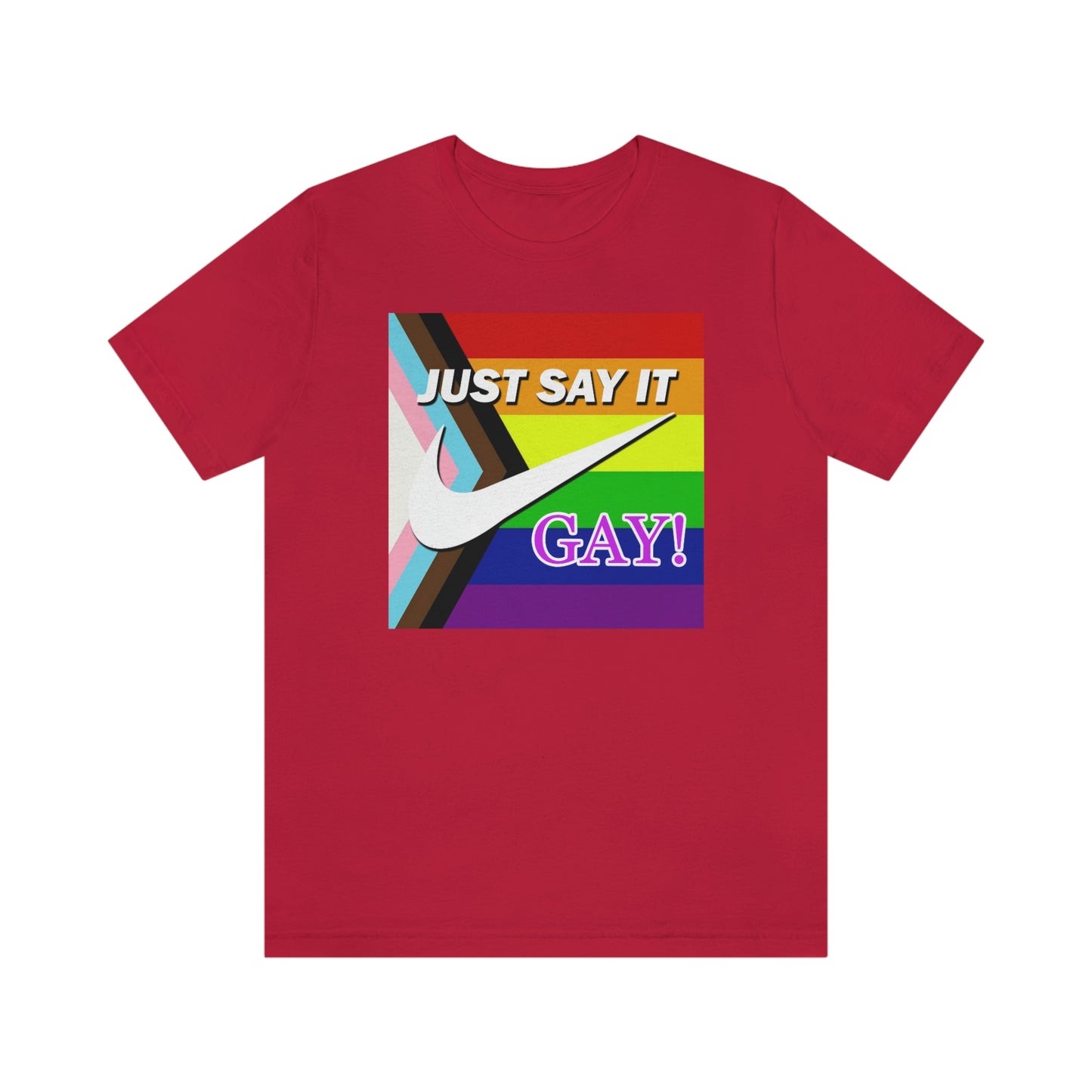Dites-le simplement - T-shirt unisexe adulte GAY