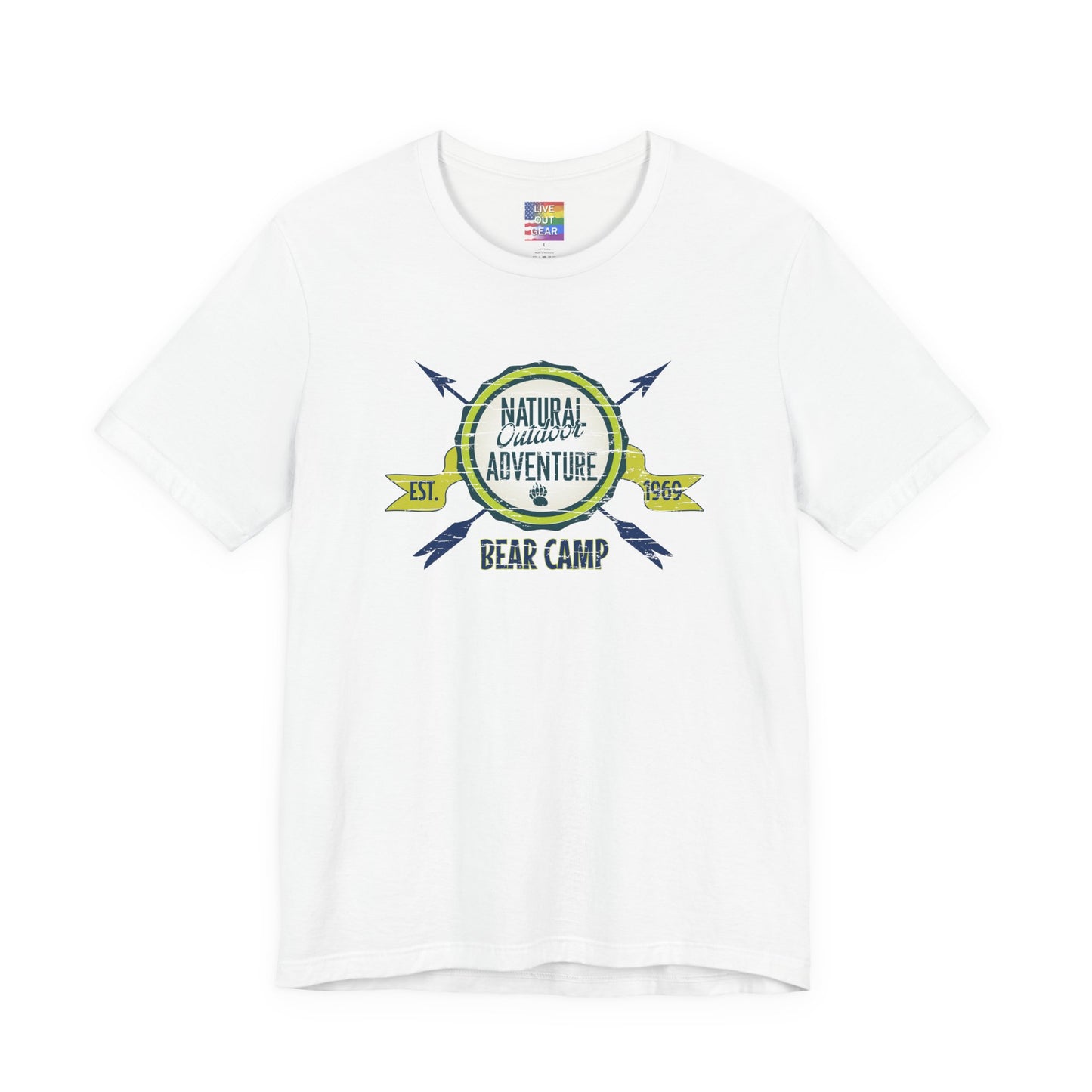 Bear Camp Retro Gay Bear Camping T-Shirt