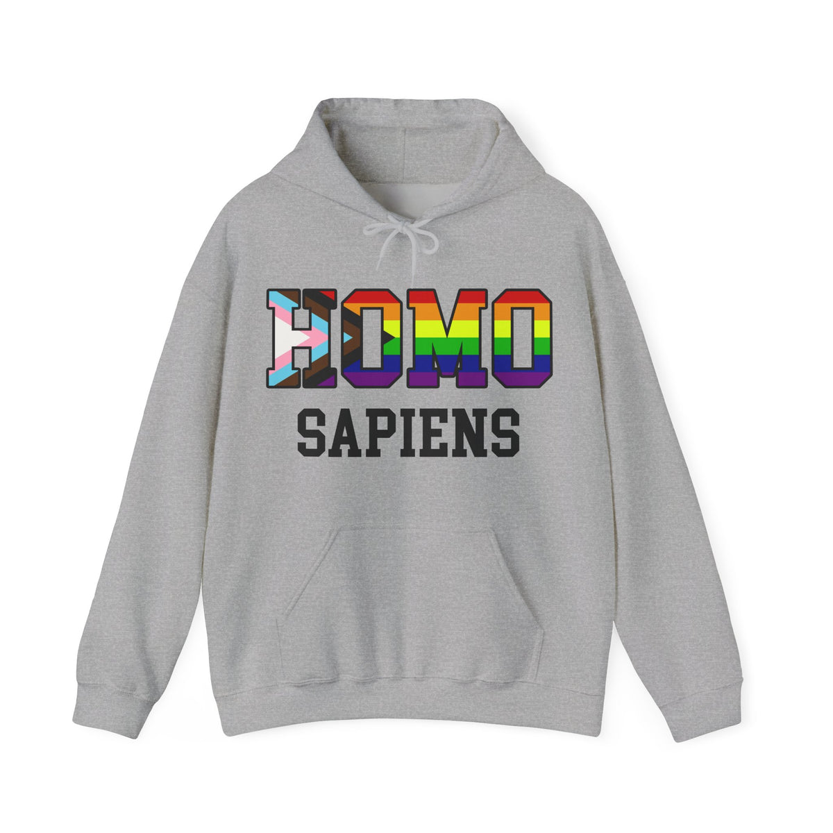 HOMO SAPIENS LGBTQ Pride Unisex Heavy Blend Hooded Sweatshirt