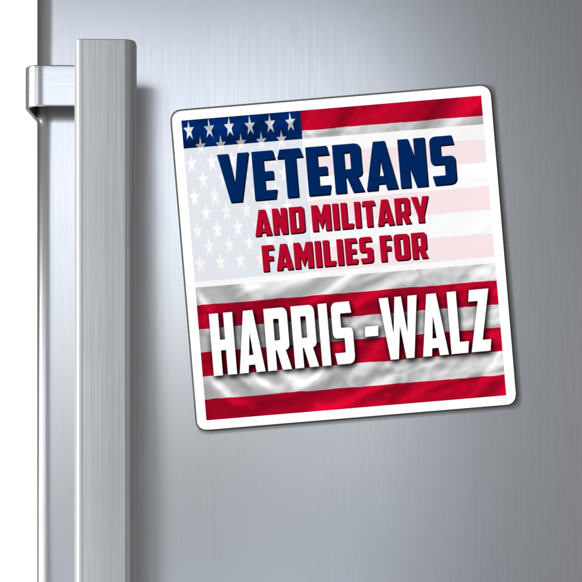 Veterans and Military Families for Harris-Walz 2024 Election Magnets