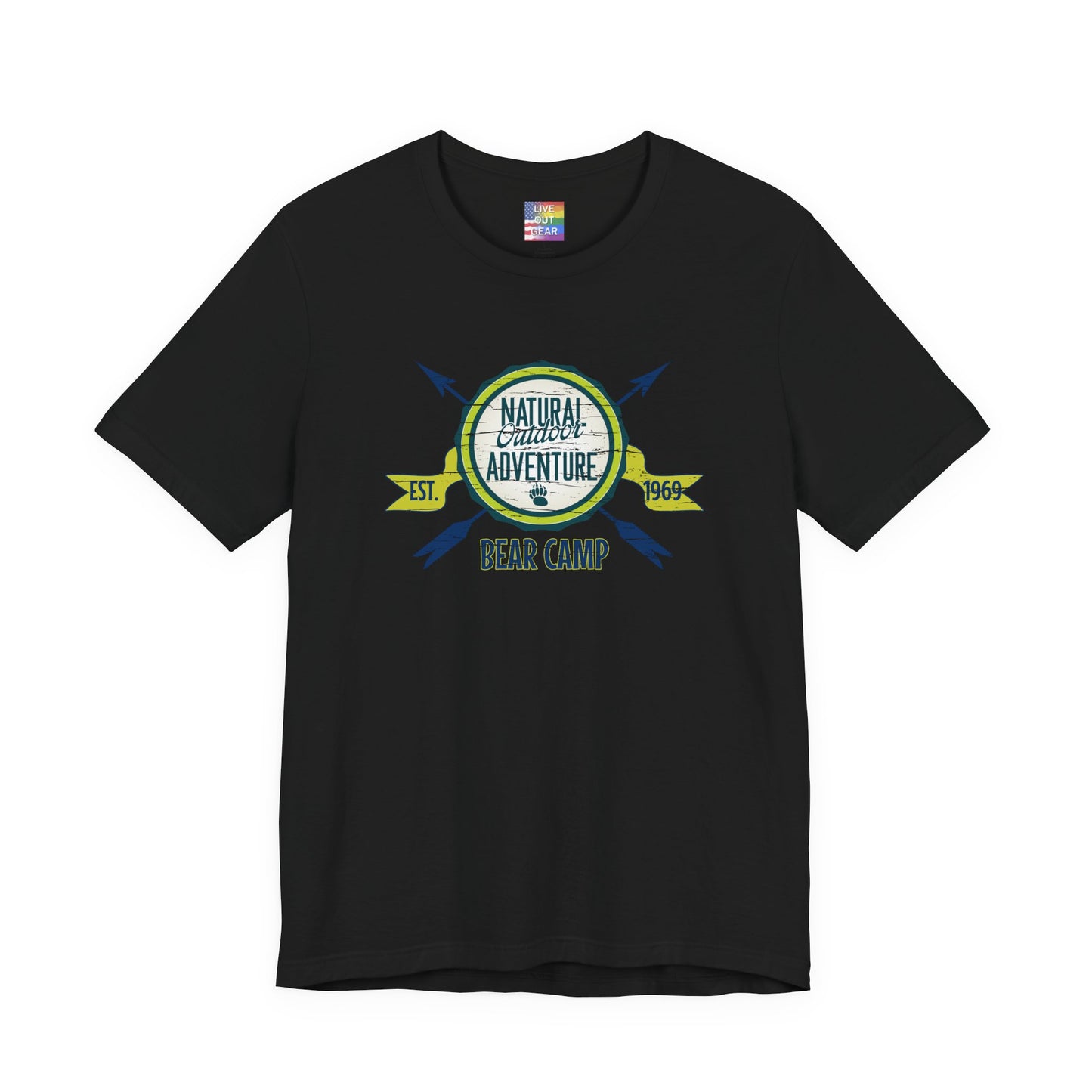 Bear Camp Retro Gay Bear Camping T-Shirt