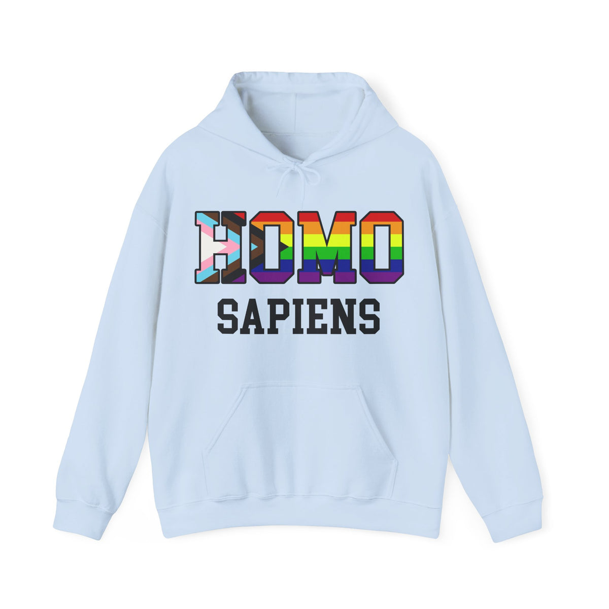 HOMO SAPIENS LGBTQ Pride Unisex Heavy Blend Hooded Sweatshirt