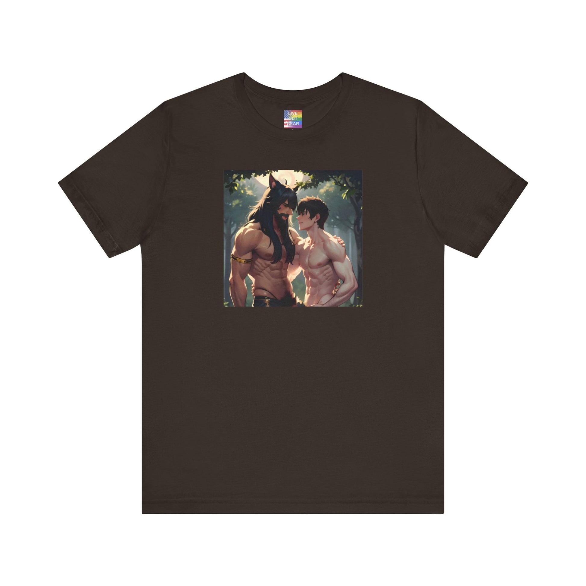 Brown Gay Werewolf T-Shirt