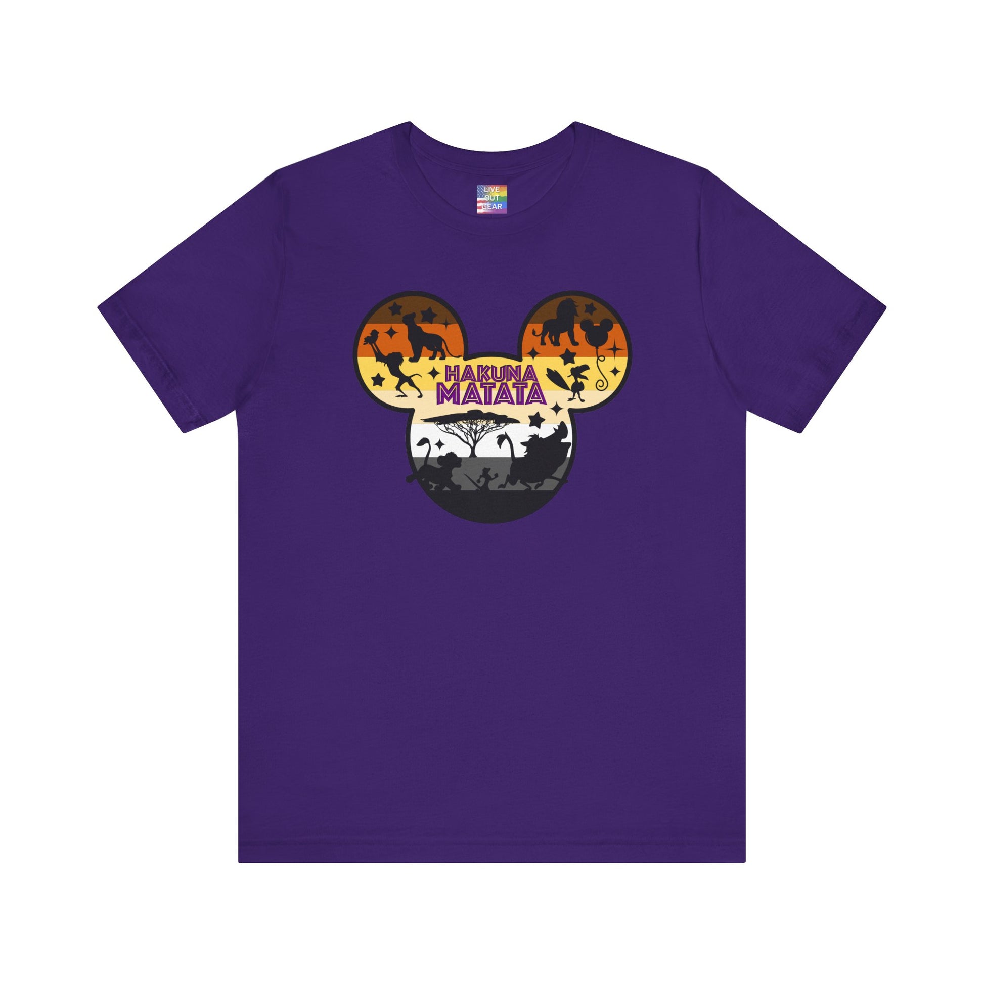 Team Purple Gay Bear Hakuna Matata T-Shirt