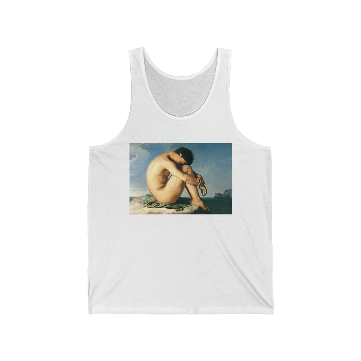 Young Man by the Sea Tank Top