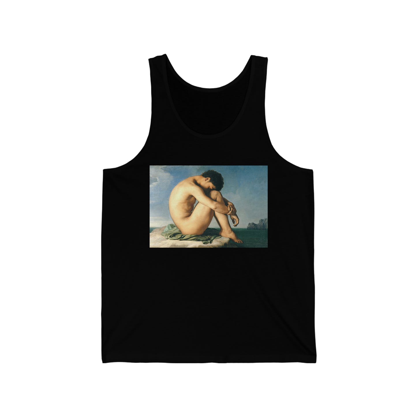 Young Man by the Sea Tank Top
