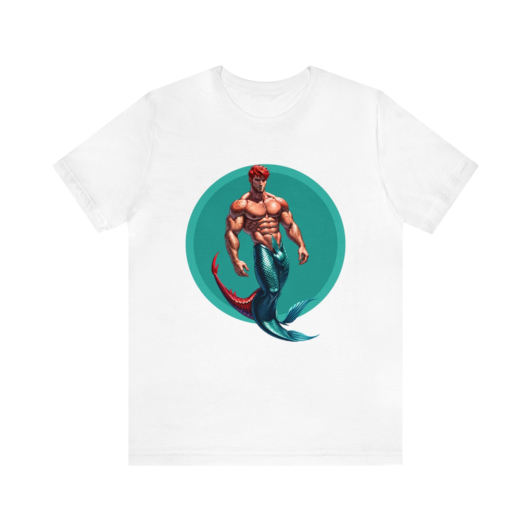 Meman Clothes Red Merman 1 Short Sleeve T-Shirt – Live Out Gear