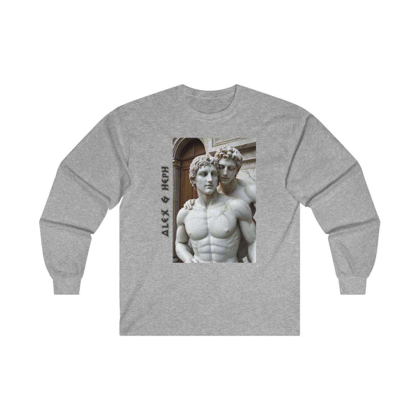 Alex & Heph Marble Statues - Alexander the Great and Hephaestion Ultra Cotton Long Sleeve T-Shirt