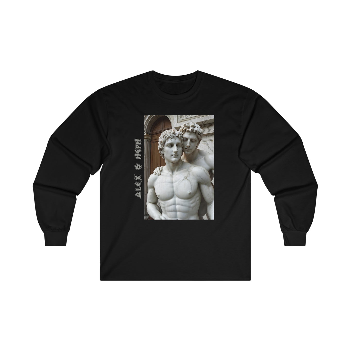 Alex & Heph Marble Statues - Alexander the Great and Hephaestion Ultra Cotton Long Sleeve T-Shirt