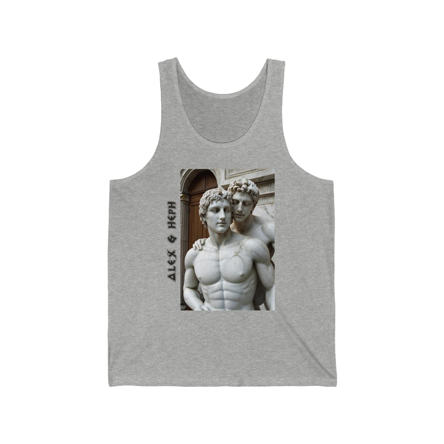 Alex & Heph Marble Statues - Alexander the Great and Hephaestion Tank Tank Top