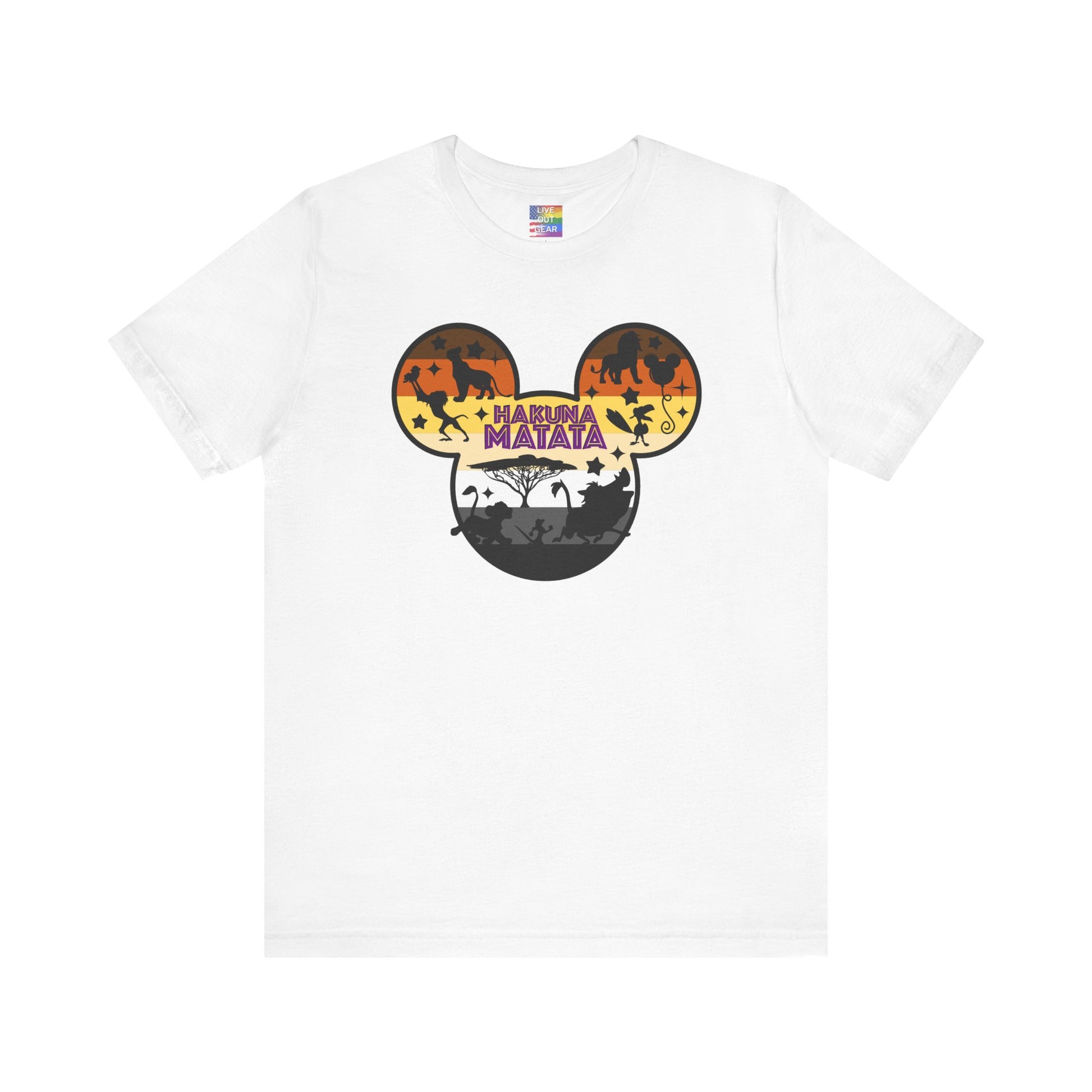 White Gay Bear Hakuna Matata T-Shirt