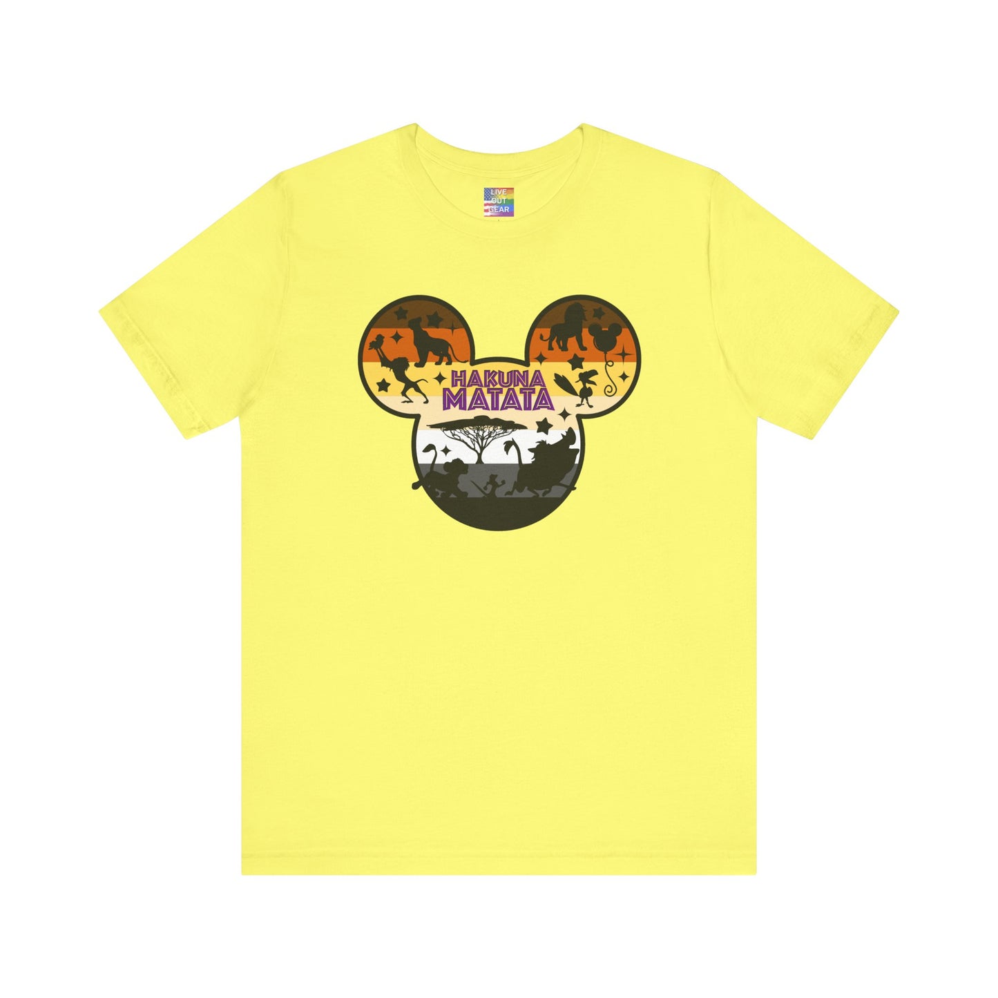 Yellow Gay Bear Hakuna Matata T-Shirt