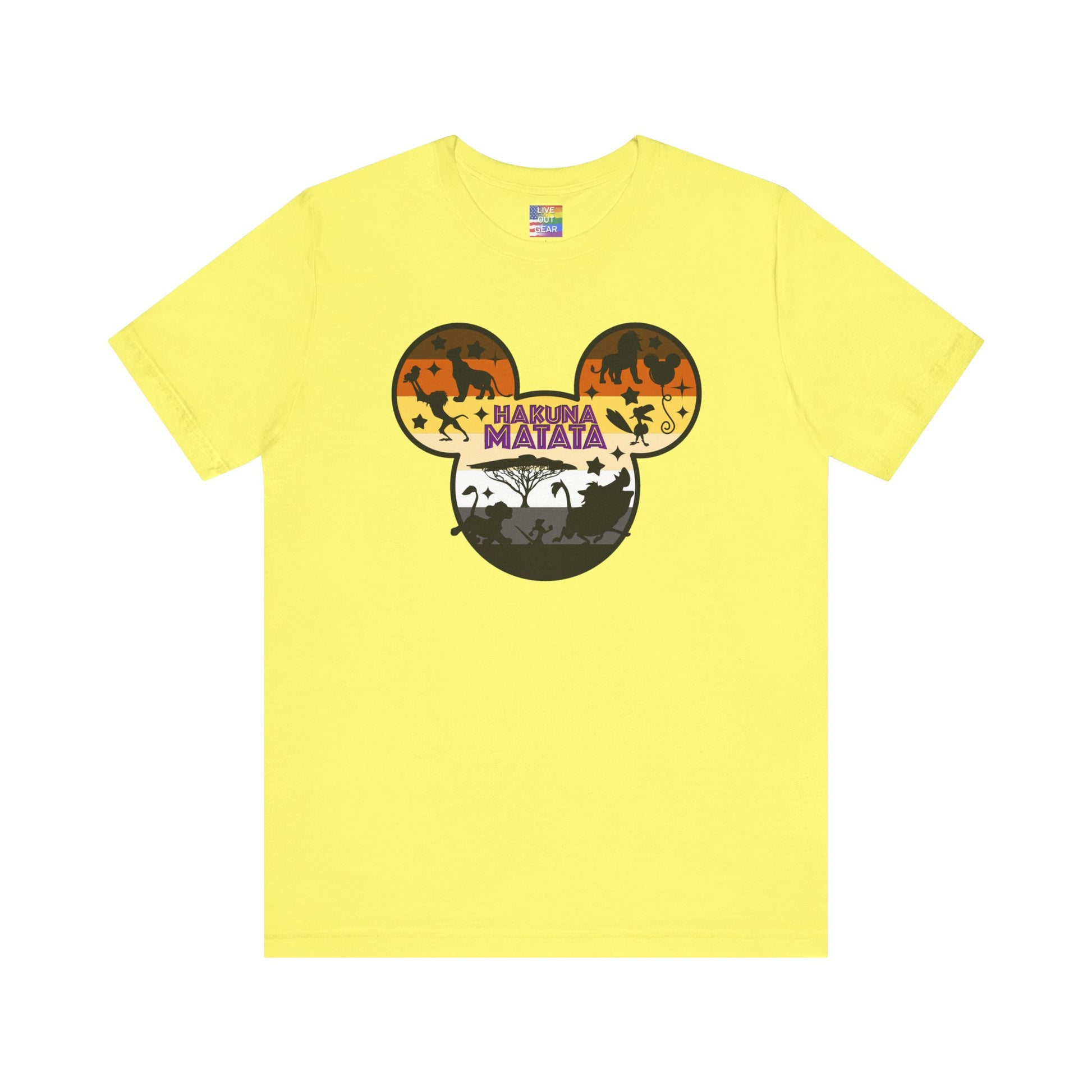 Yellow Gay Bear Hakuna Matata T-Shirt