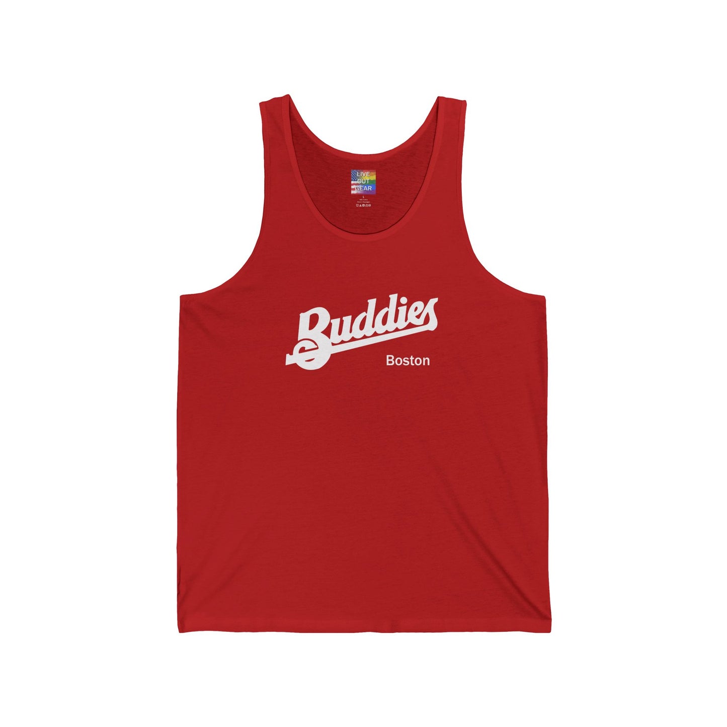Boston Gay Bar Retro Buddies Tank Top