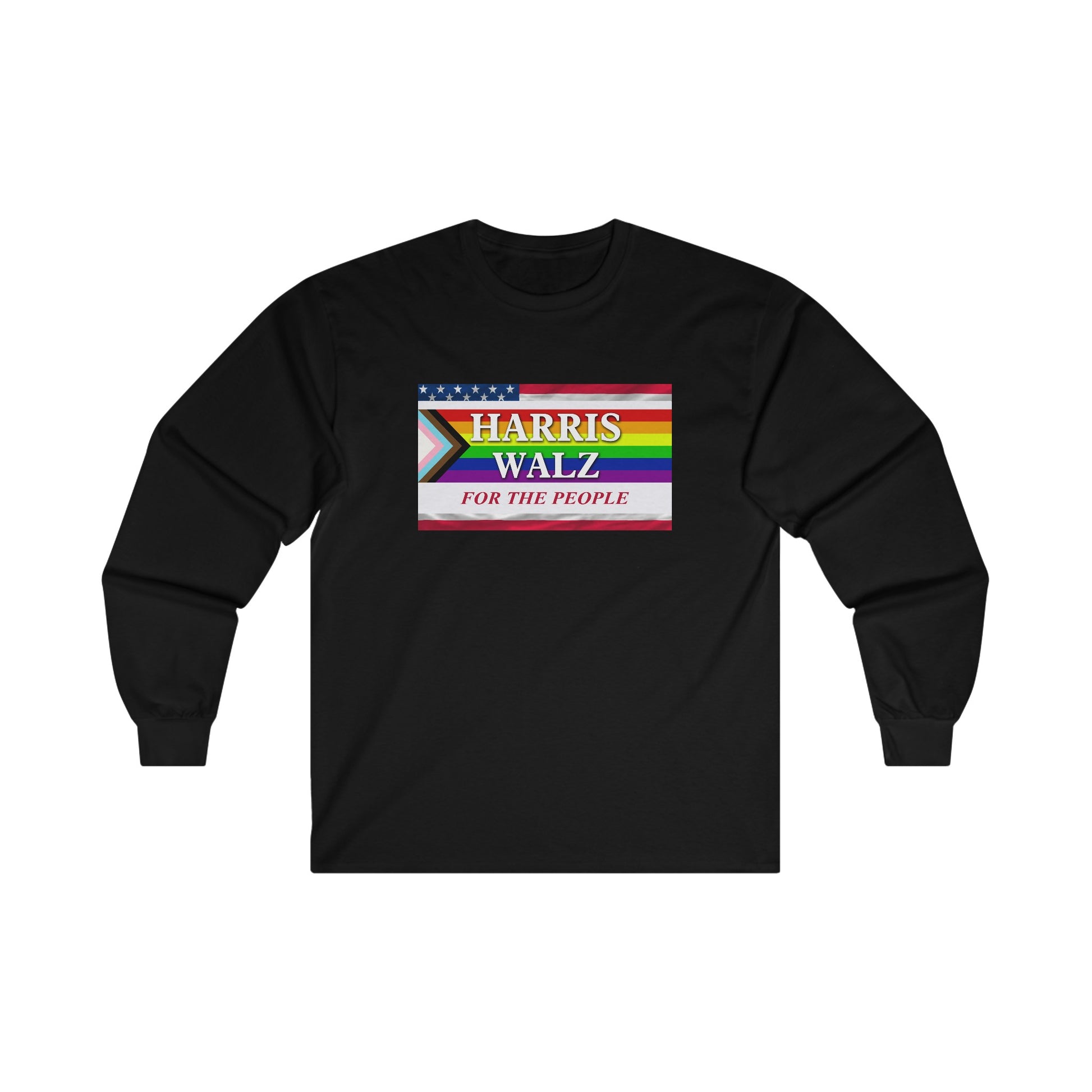 Black Harris Walz for the people long sleeve t-shirt 