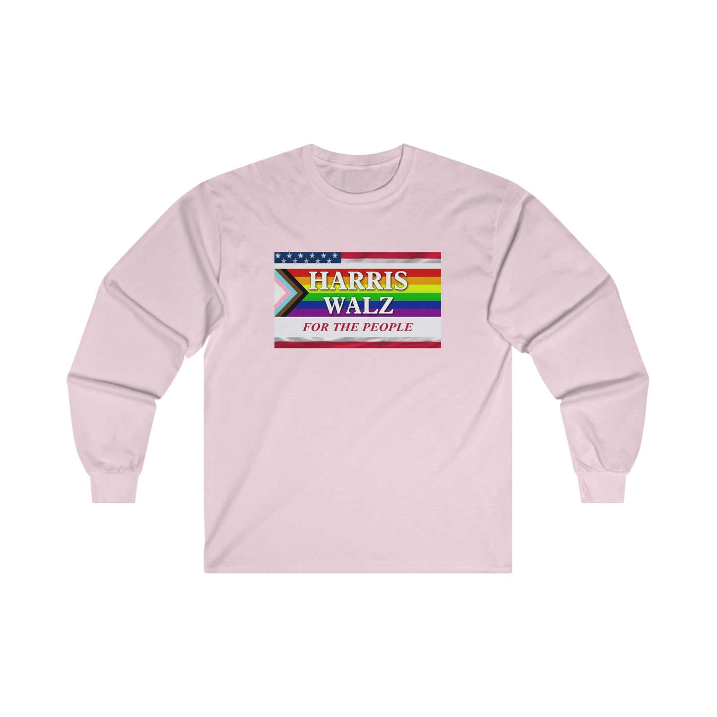 Pink Harris Walz for the people long sleeve t-shirt 