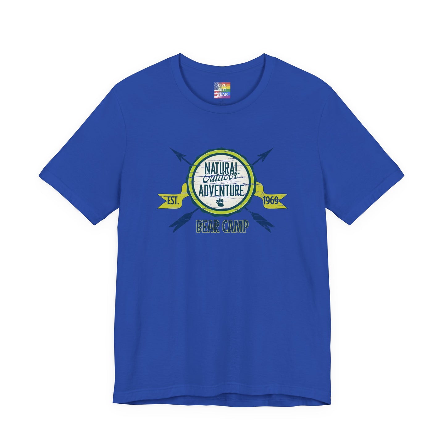 Bear Camp Retro Gay Bear Camping T-Shirt