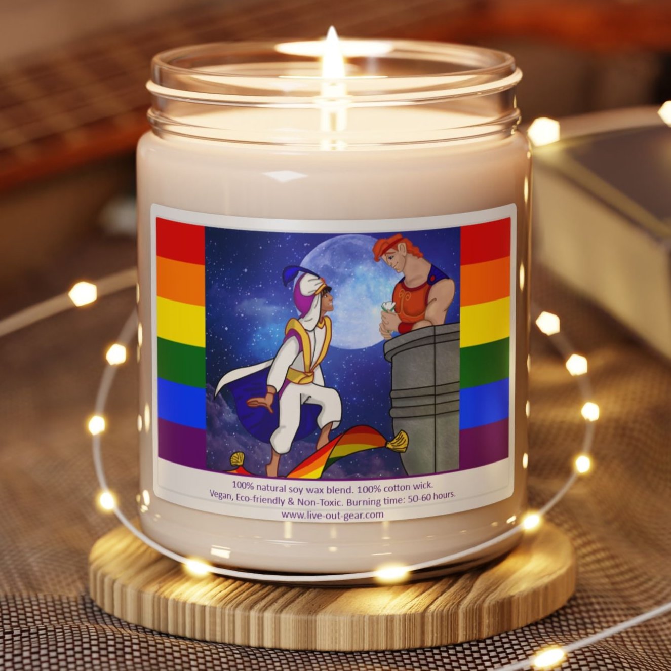 Aladdin Hercules Gay Rendezvous Soy Candle